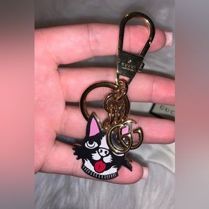 Gucci Cat Keychain NWOT 100 aunthentic. Never used.